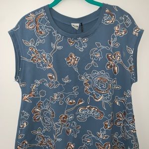 Anthropologie Akemi + Kin Embroidered Top